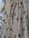 INTO THE EAST 25 Autumn/Winter Silk Hemp Flower Shadow Dress ITE-E1DGSS011KT21DS-QKQ Light Khaki